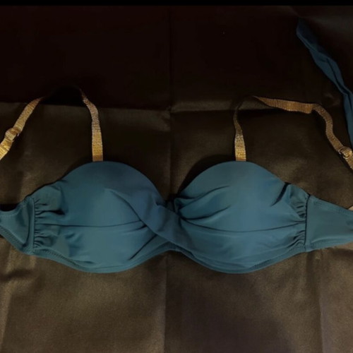Bikini emerald/gold new, size Large