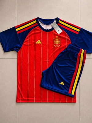 Spain Adidas football set, player version, jersey and shorts