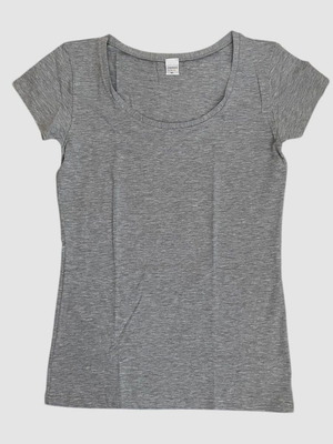 Γυναικείο T-shirt Jadea καινούργιο, γκρι μελανζέ, μεγέθη S/M και M/L