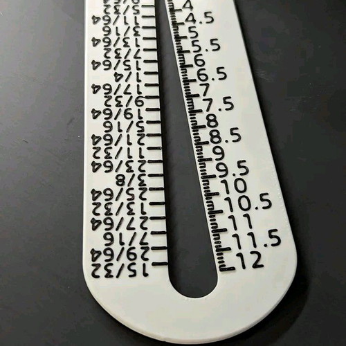 Wire, drill bit and cable diameter gauge