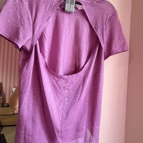 Nike Dri-FIT Running T-shirt Purple size S like new with reflective details