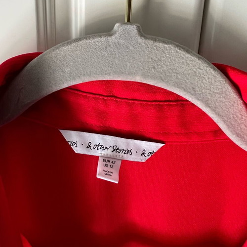 Other Stories dress like new, red, size L
