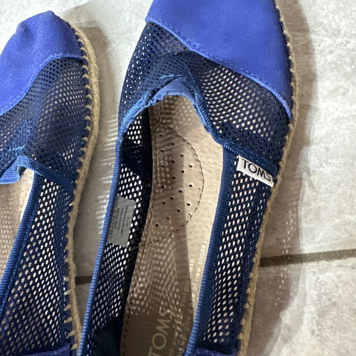 Toms blue mesh shoes size 37 used