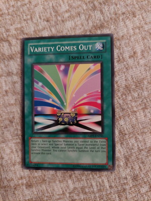 Yu-Gi-Oh Variety Comes Out card like new