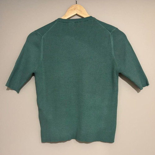 Zara ribbed top new, green, size L