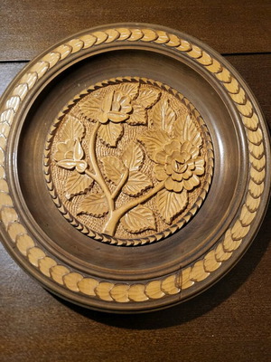 Wooden hand-carved frame like new