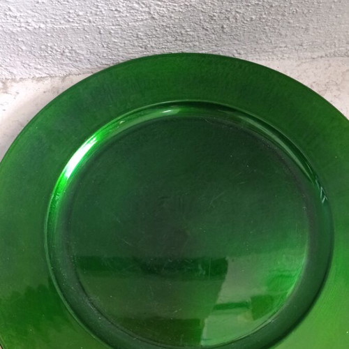 Plastic platters slightly used