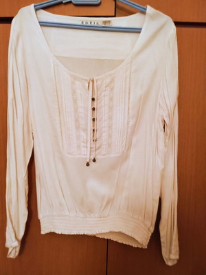 La Redoute Collections white blouse new, 100% viscose