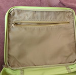 Hunter travel toiletry bag unused, green fabric