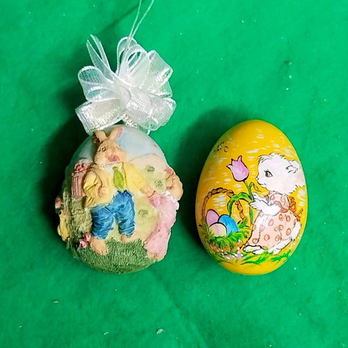 Easter Decoration Set like new, handmade eggs and butterfly