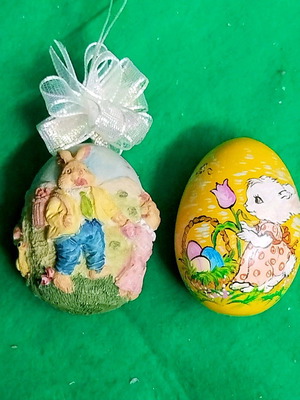 Easter Decoration Set like new, handmade eggs and butterfly