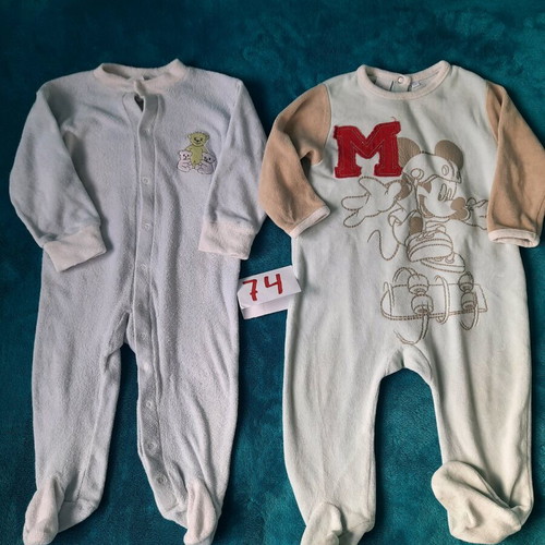 Baby clothes used, pack of 44 for boy 6-9 months size 74 cm