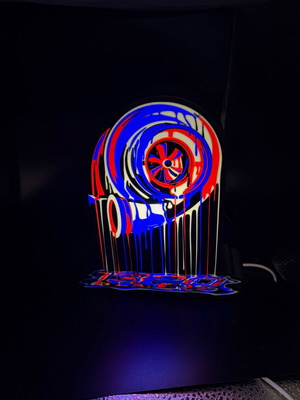 Turbo lamp with USB power and switch like new
