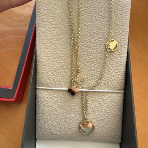 Loisir necklace new gold and silver
