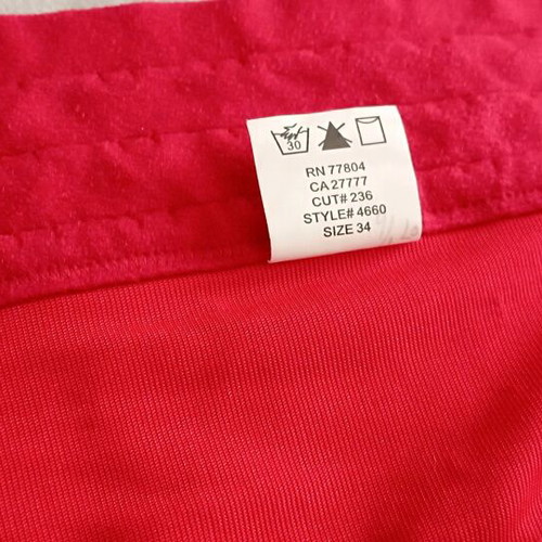 Corset red like new, elastic fit medium to large