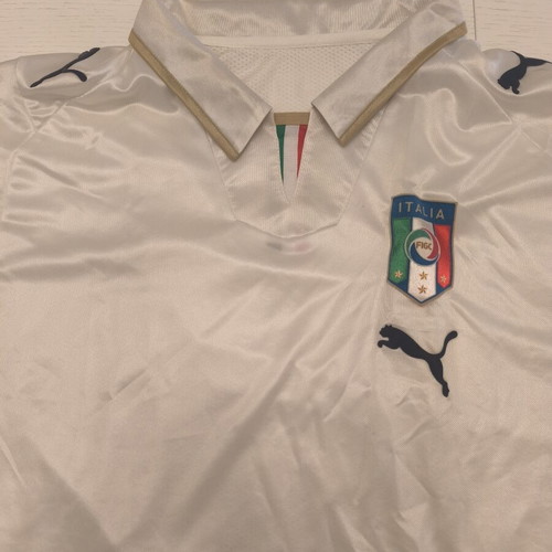 Italy national football jersey authentic, large, like new, white
