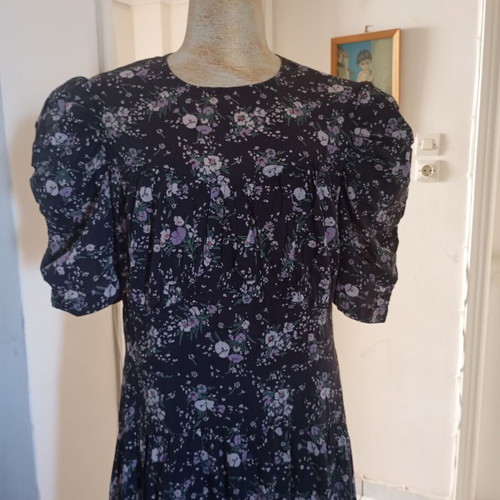 ASOS maxi dress cotton dark gray like new, sizes L/XL