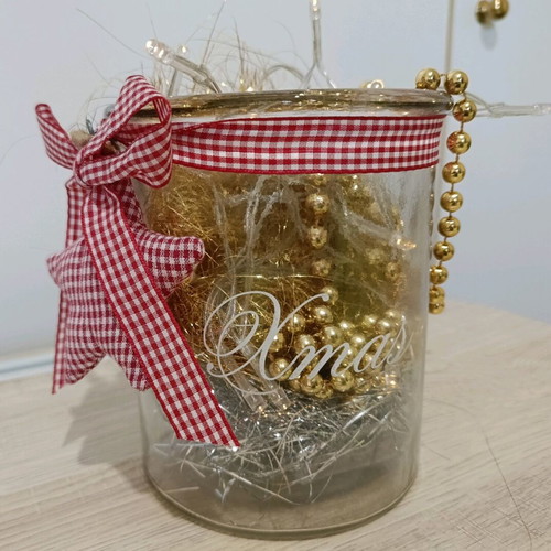 Christmas decorative vase with lights new