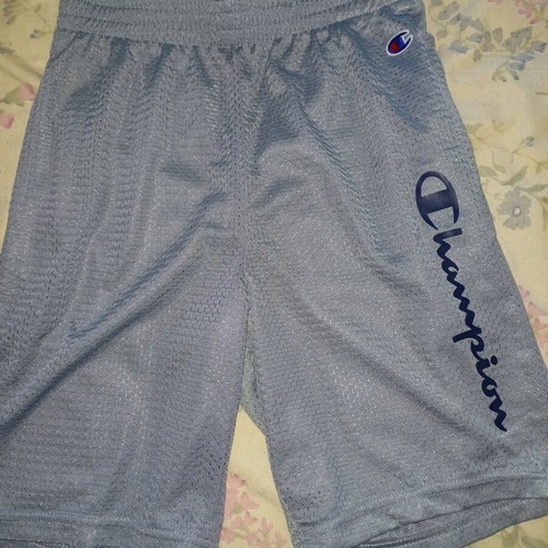 Champion shorts kids L like new, grey, dri fit