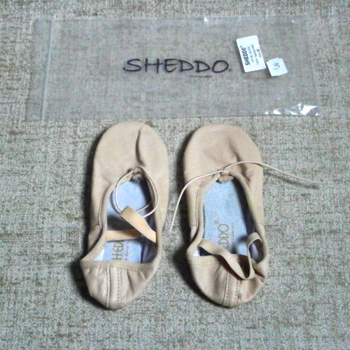 Soft Leather Sheddo Ballet Shoes Size 35 New Pink