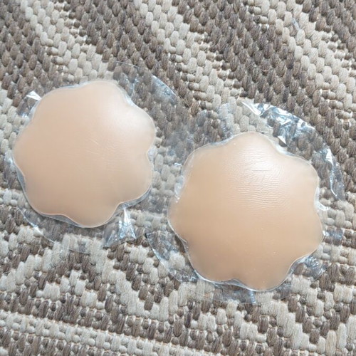 Breast Stickers used, beige