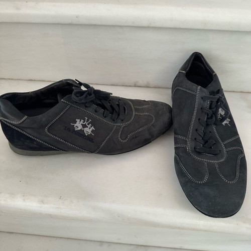 La Martina sneaker men's like new, black leather size 40