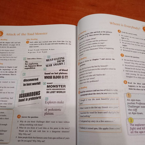 The Lost World book for English practice new