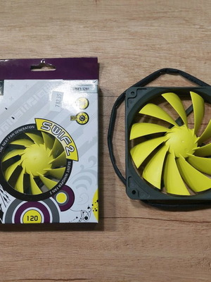 Coolink Swif2 1201 fan like new, pack of 2