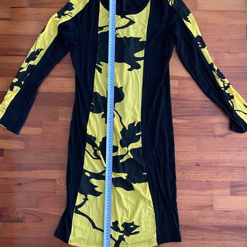 Elastic tight dress large used, black