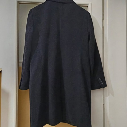 Katag wool women's coat new, classic line, black and gray