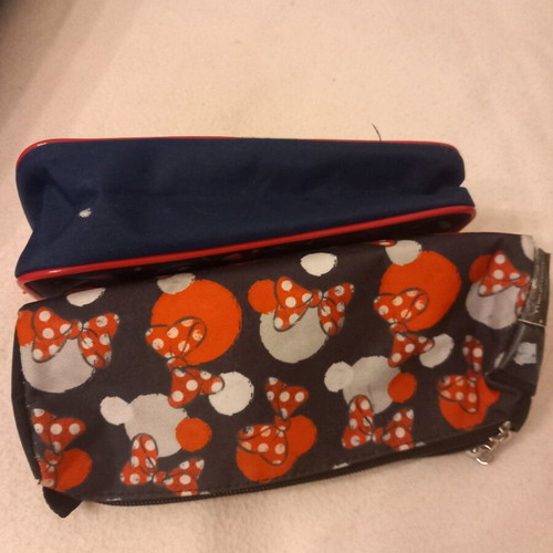 School pencil cases used, pack of 2 pieces