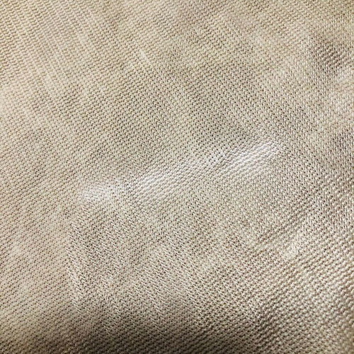 Light elastic lining fabric used, beige light color