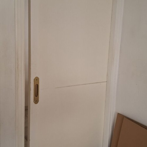 Sliding wooden door used