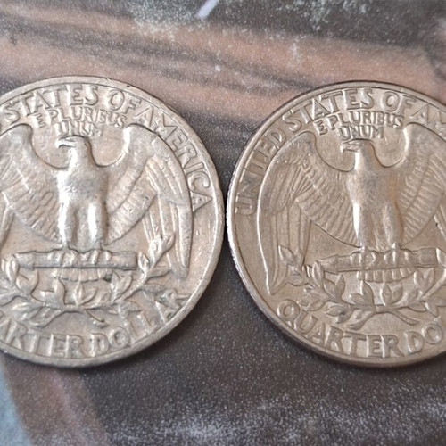 United States Quarter Dollar coins like new, set of 2, 1971 and 1986
