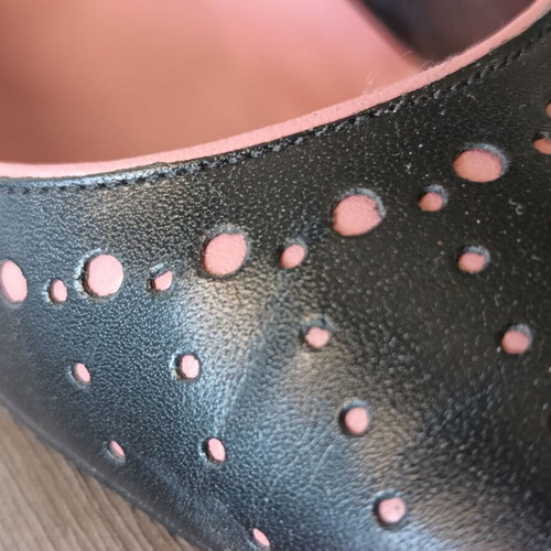 Carlos by Carlos Santana Stilettos black-pink leather like new