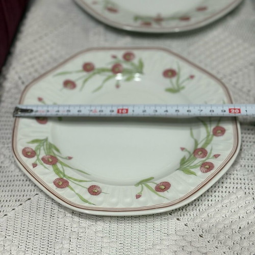 Santa Clara plates like new, pack of 6, 20cm diameter