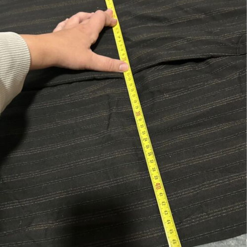 Zara striped straight-leg pants black like new