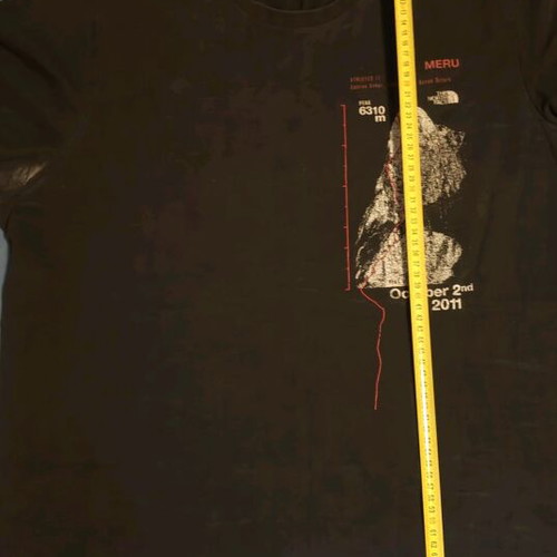 The North Face two XL t-shirts used