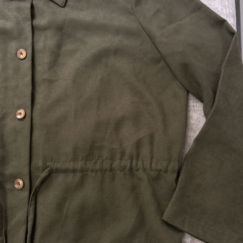Women's coat-shirt khaki used, size XL