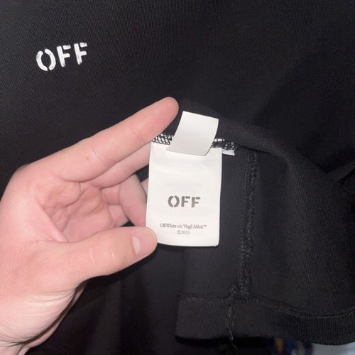 Off White T-shirt new, size L, black