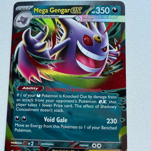 Mega Gengar EX MEP 073 card like new