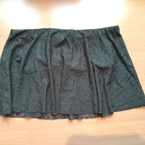 Celestino black crop top with lace new, size M / 38 / 10