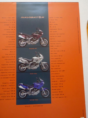 Cagiva Navigator 1000 brochure new with photos and features