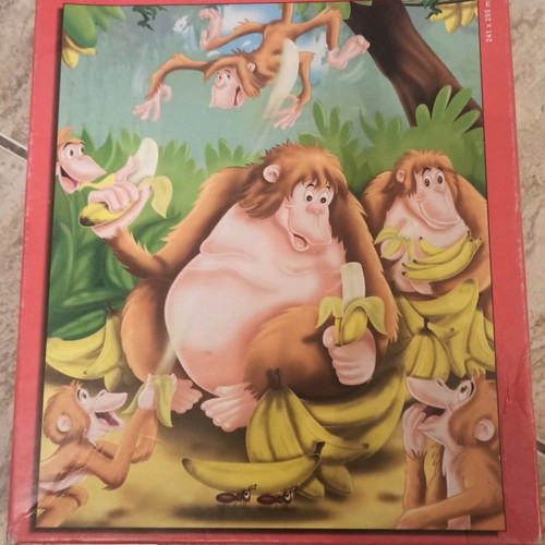 MB puzzle 60 pieces used, vintage, rare