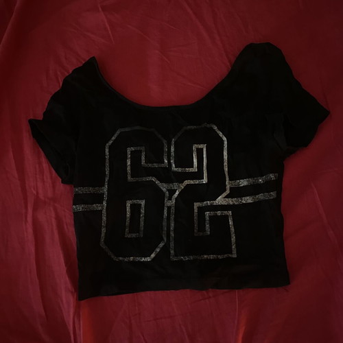 Blouse like new, size S, black and white