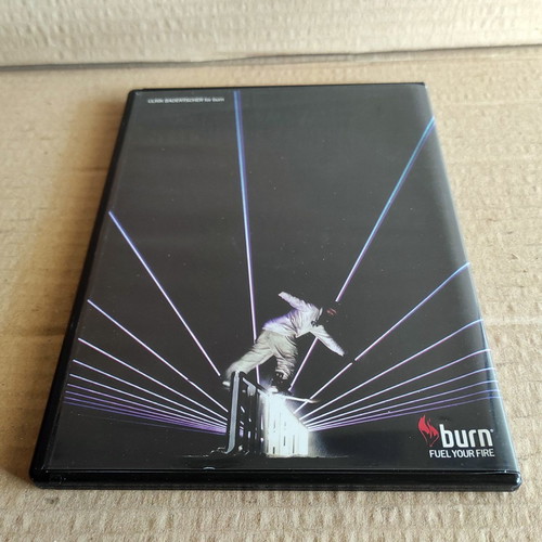 Burn Energy Drink T-shirt and DVD set collectible, new