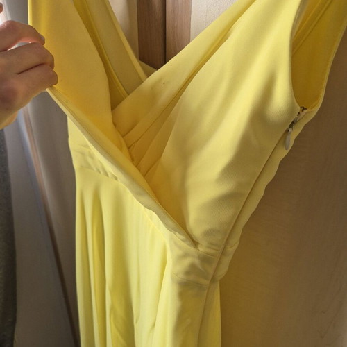 Forel by Vassilis Zoulias Airy Maxi Dress Yellow Like New Size 42