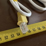 Ethernet cable 2m like new, probably cat5