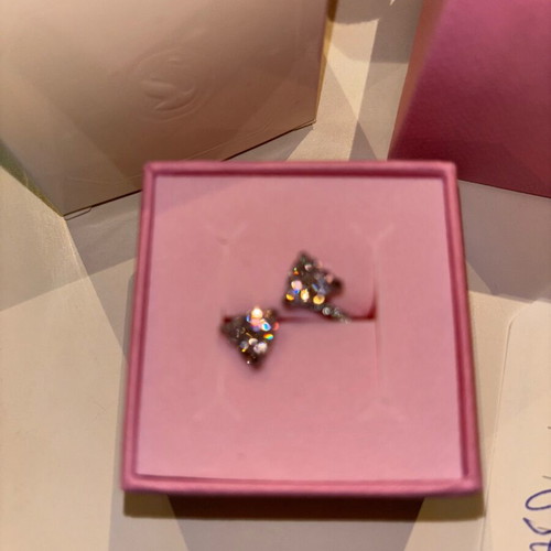 Mesmera silver Swarovski ring new, size 52