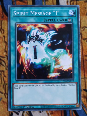 Spirit Message "I" Continuous Spell κάρτα σαν καινούργιο